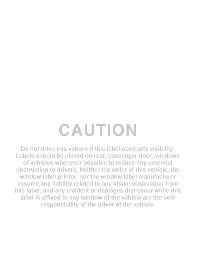 Certified GM Window Sticker - Image 3